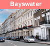 View of Bayswater in London