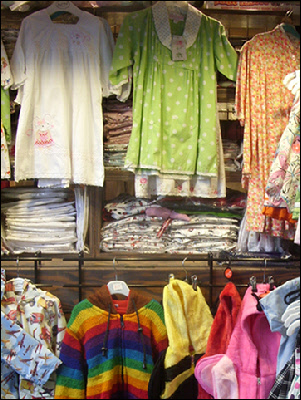 Kid's clothing in the market at Covent Garden