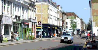 Fulham Road bars and cafes in London