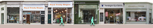 Kensington Church Street shops