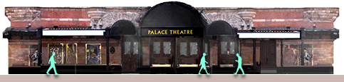 Palace Theatre at Cambridge Circus, Charing Cross Road