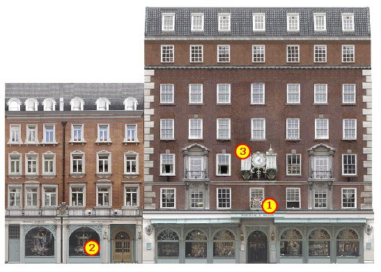 Fortnum and Mason store on Piccadilly in London