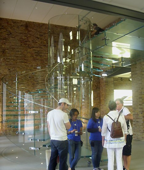 Apple store staircase