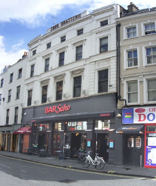 Bar Soho on Old Compton Street in London’s Soho