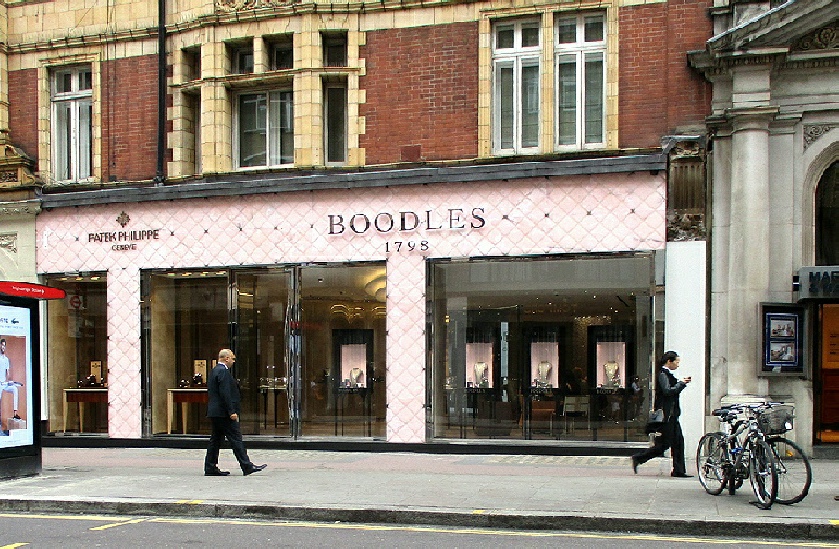 Boodles jewellers on Sloane Street in Knightsbridge