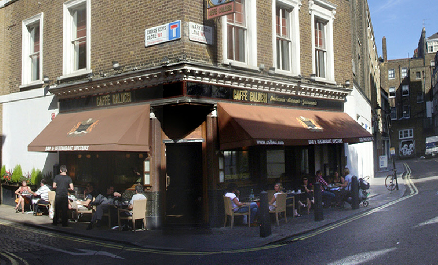 Caffe Caldesi on Marylebone Lane in Marylebone