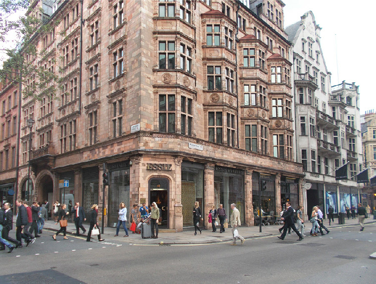 Essie carpets shop on Piccadilly in London