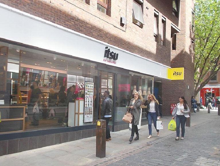Itsu Asian-inspired food on Neal Street in Covent Garden