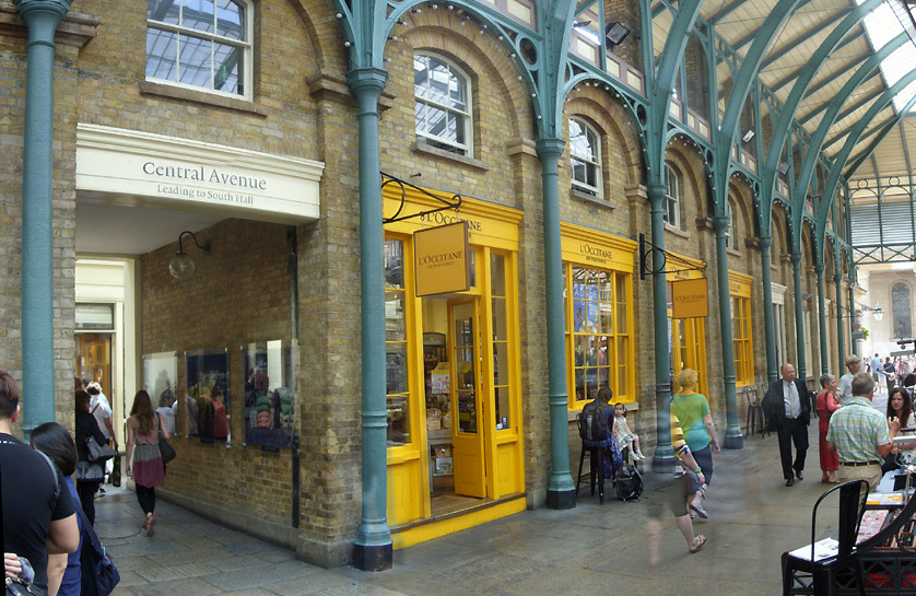 L’Occitane shop in the Covent Garden market hall