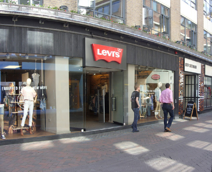 Levi’s fashion store on London’s Carnaby Street