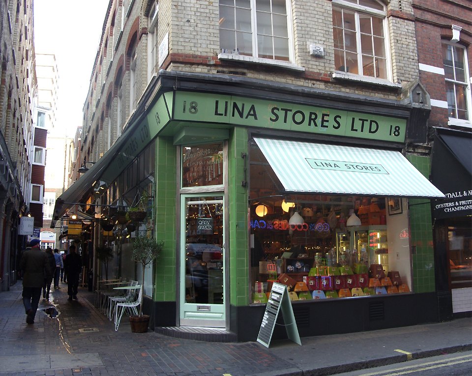 Lina Stores, Italian delicatessen on Brewer Street in Soho