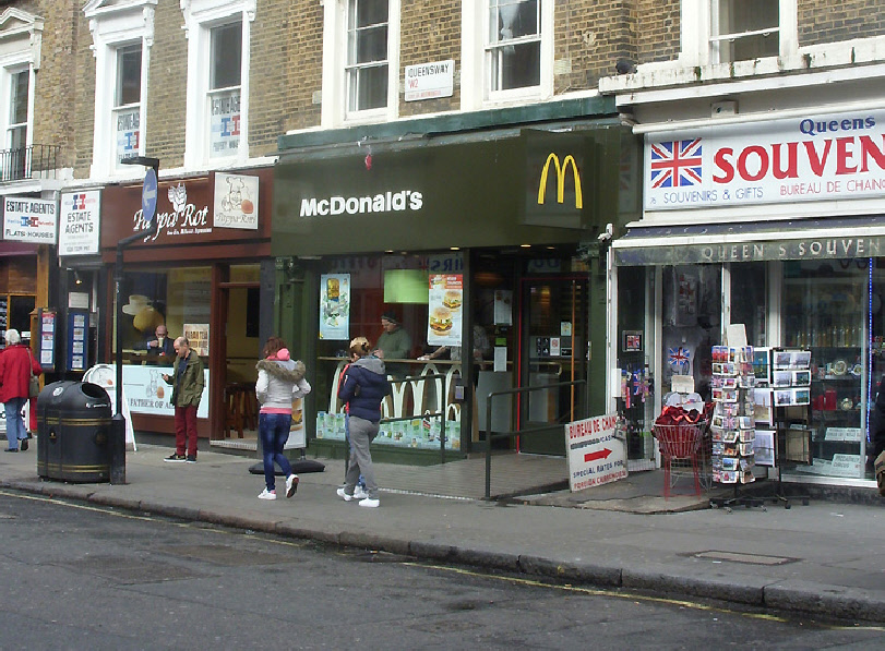 McDonald’s on Queensway in London’s Bayswater
