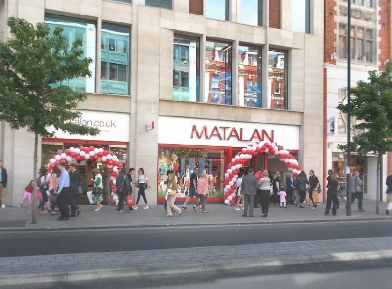 Matalan clothing and homeware store on London’s Oxford Street