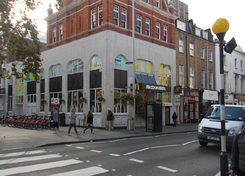 McDonald’s fast food restaurant on King’s Road in Chelsea