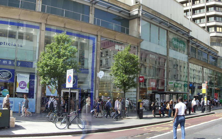 Muji shop on London’s Tottenham Court Road