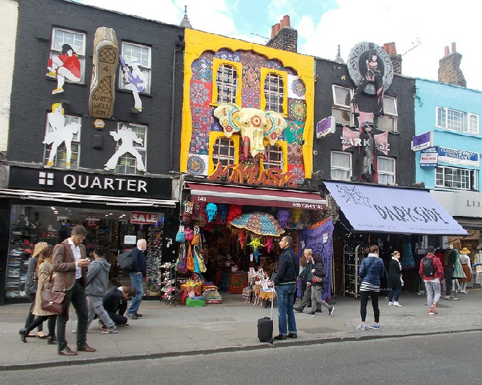 Namaste shop on Camden High Street in London