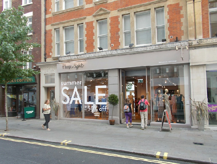James Street in Marylebone - Phase Eight womenswear shop