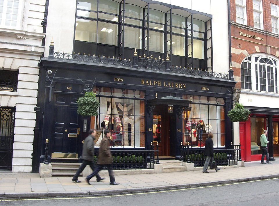Ralph Luaren childrenswear shop Bond Street