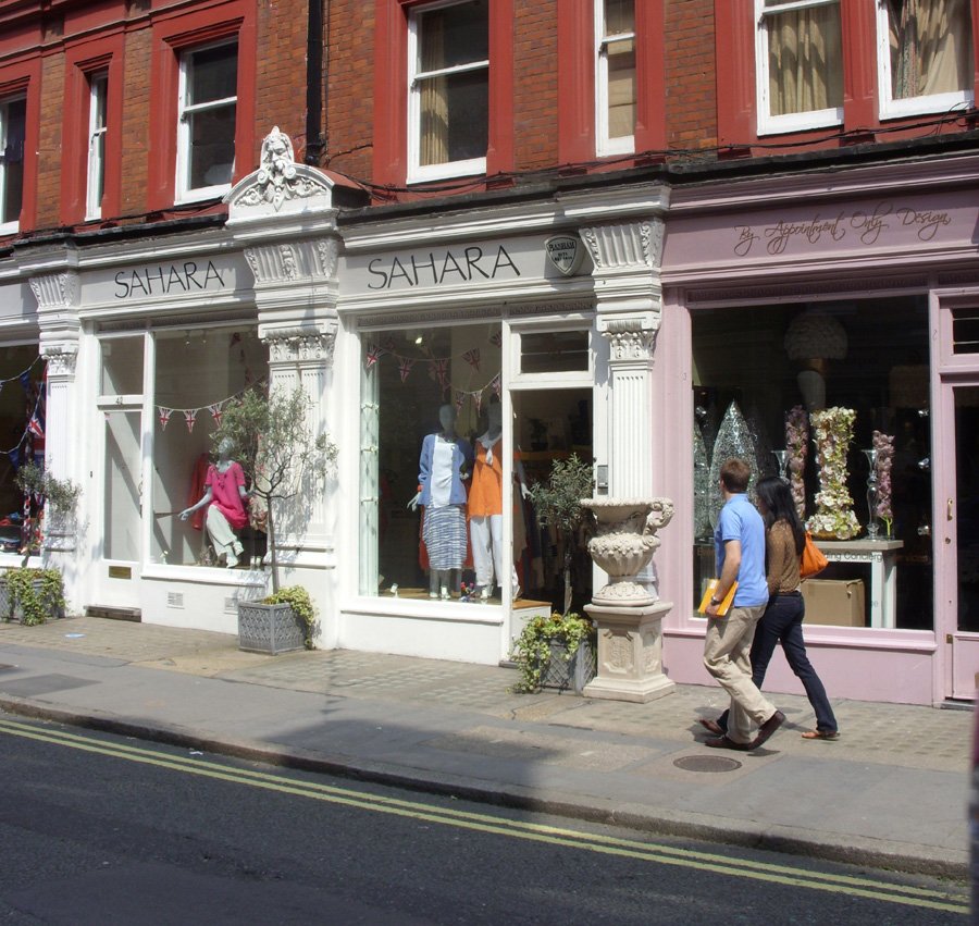 Sahara womenswear shop in London's Marylebone