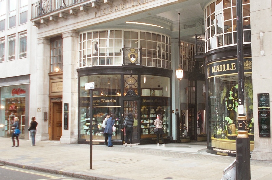 Santa Maria Novella fragrance shop on Piccadilly in London