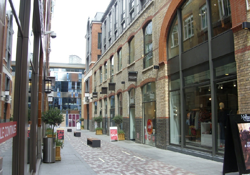 Slingsby Place in London's Covent Garden, off Long Acre