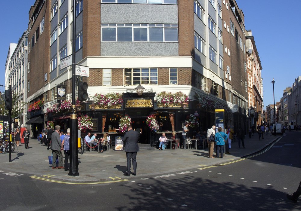 The Sussex pub in Covent Garden