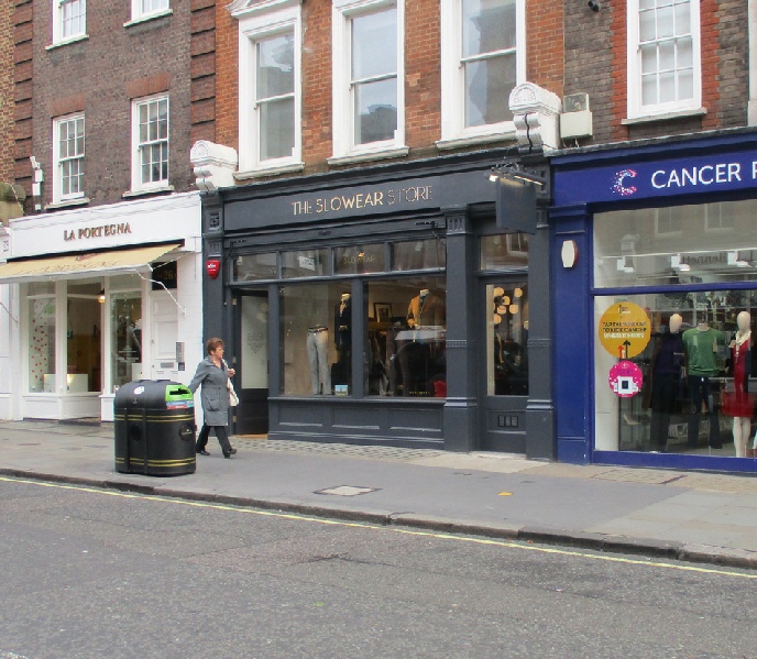 The Slowear Store on Marylebone High Street in London