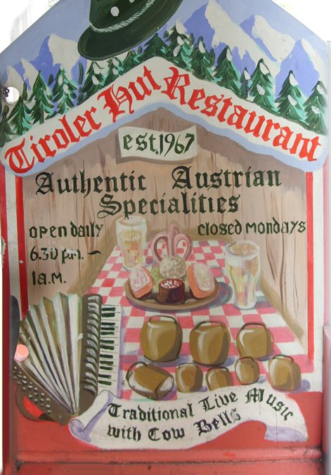 Tiroler Hut restaurant