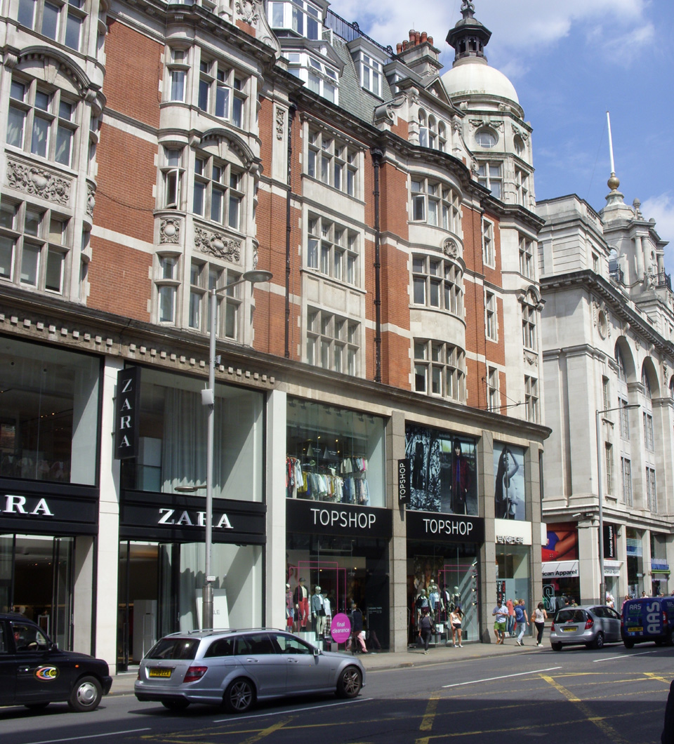 Topshop clothing store in London s Kensington