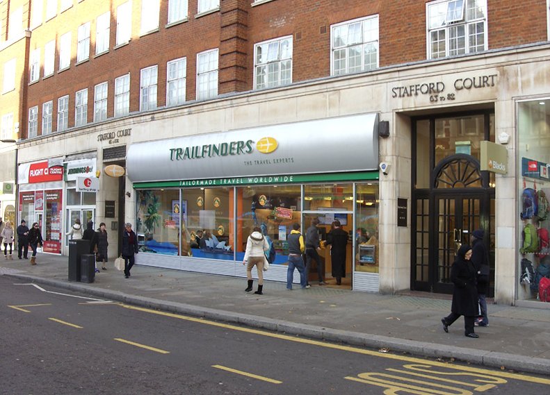 Trailfinders travel agent Kensington