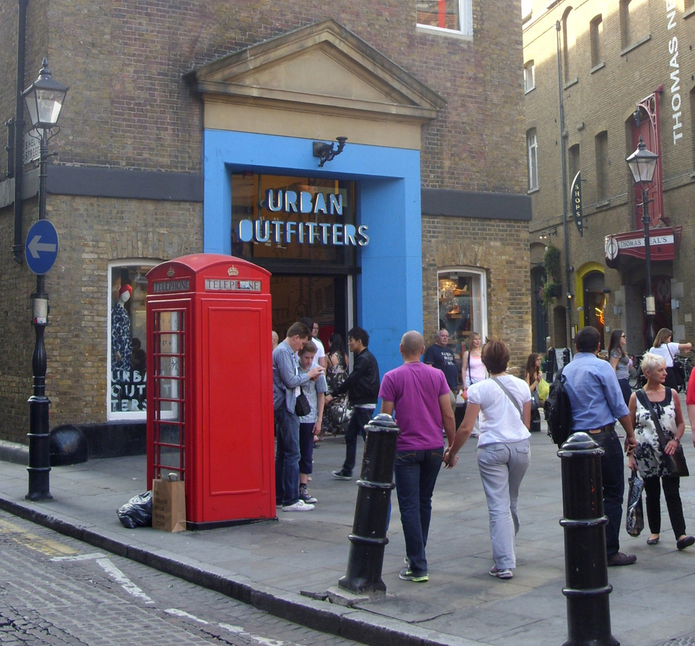 Urban Outfitters in Covent Garden