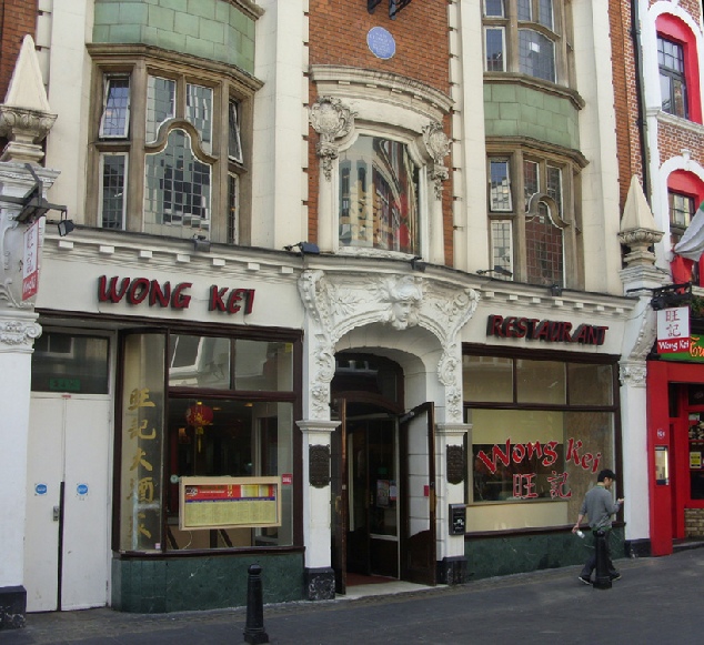 Wong Kei Chinese restaurant on Wardour Street in London's Chinatown