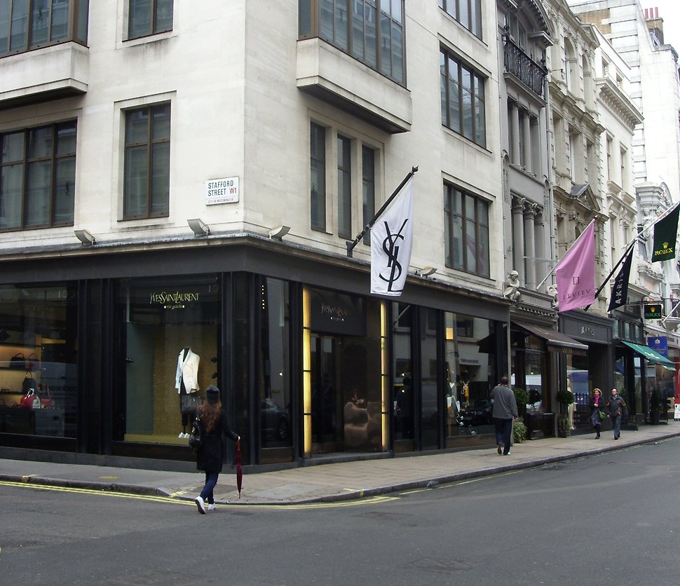 Yves Saint Laurent store on London's Bond Street