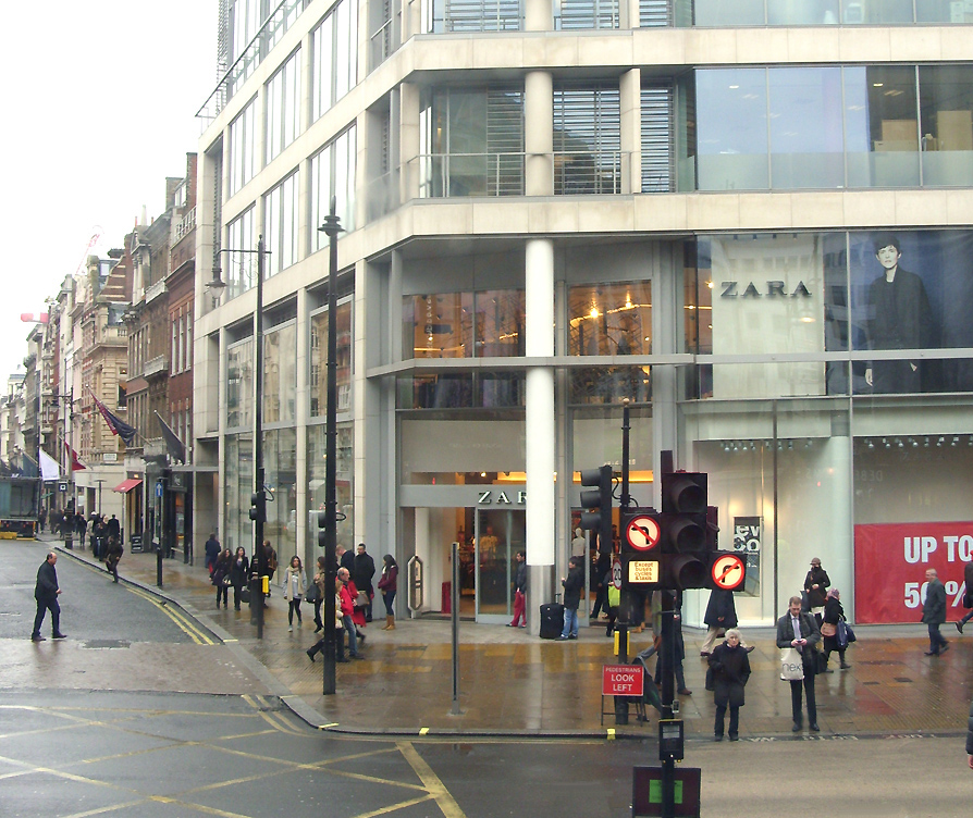 Oxford Street junction with New Bond Street