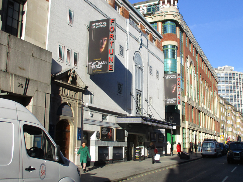 Fortune theatre in London
