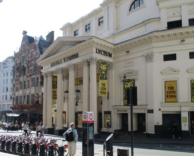 Lyceum theatre in London