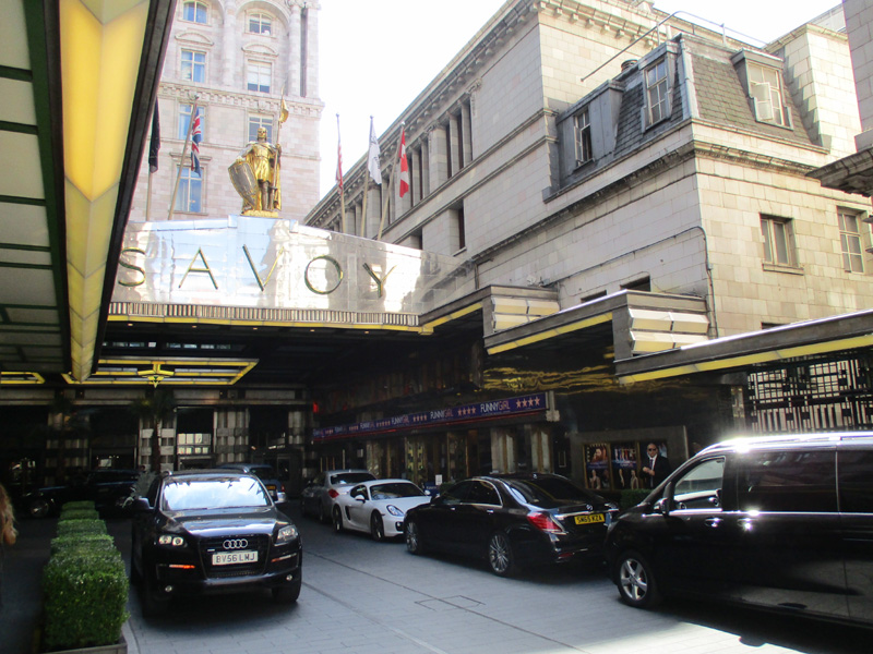 Savoy theatre in London
