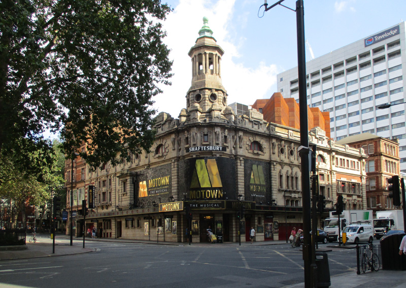 Shaftesbury theatre in London