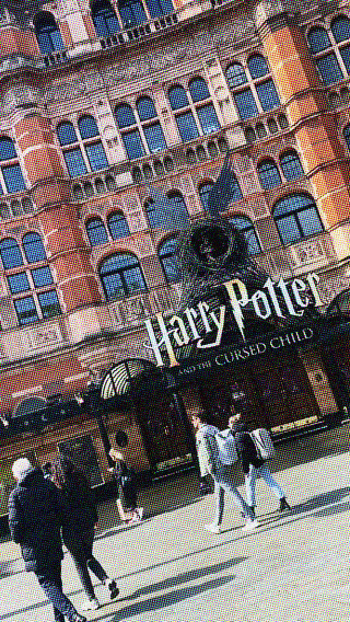 Another London hotspot: The Palace theatre at Cambridge Circus