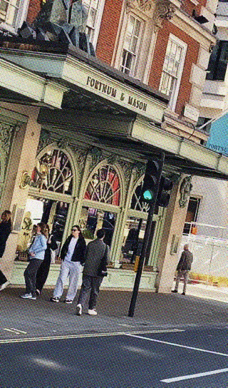 Another London hotspot: the famous food shop on Piccadilly, Fortnums