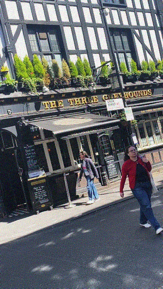 Another London hotspot: the Three Greyhounds pub in Soho and the nearby restaurants