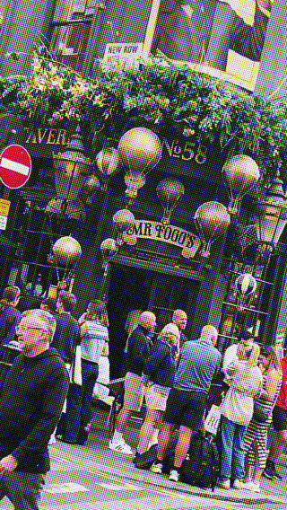 Another London hotspot: Theatres on St Martin's Lane aand Mr Fogg's Tavern