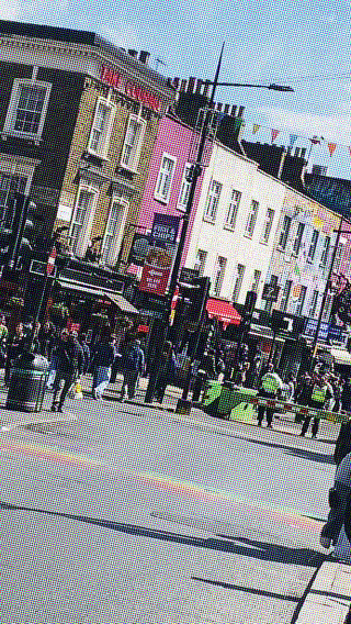 Another London hotspot: The shops on Camden High Street 
