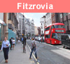 View of Fitzrovia in London