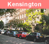 View of Kensington in London