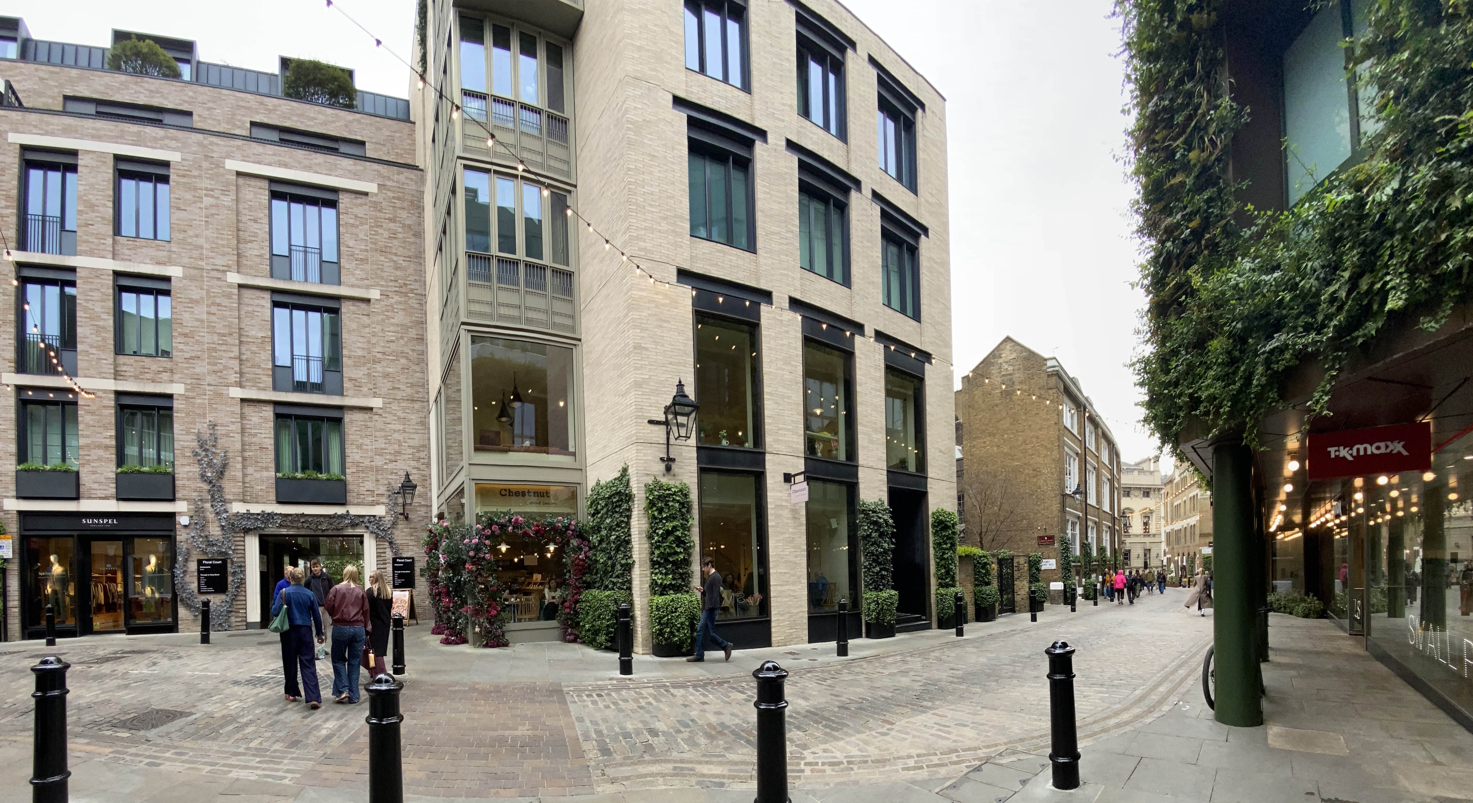 Lazenby Court, off Floral Street in London's Covent Garden