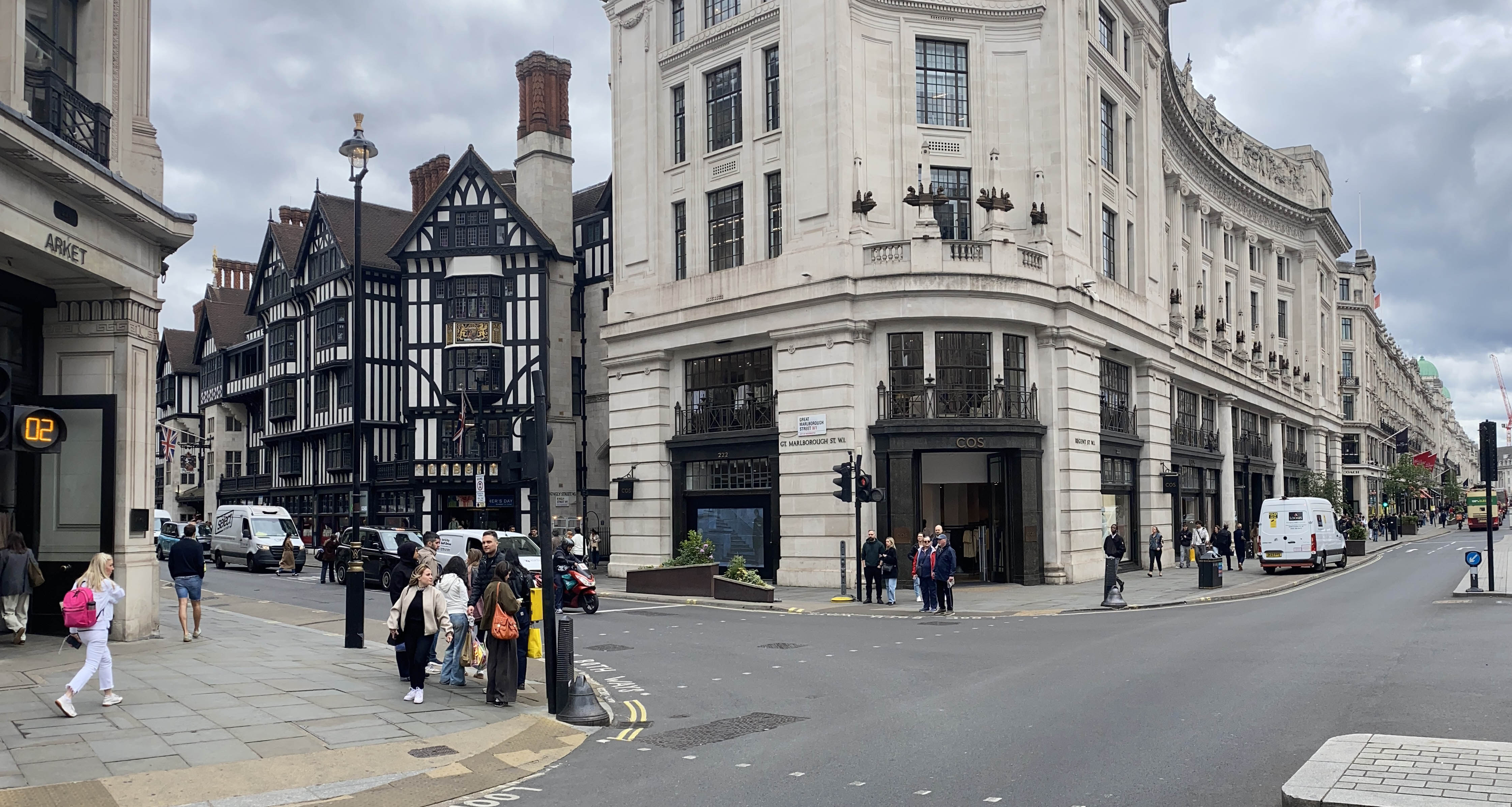 The Liberty store in London, off Regent Street