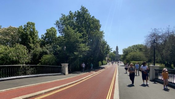 York Bridge over the lake in London's Regents Park