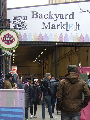 Backyard Market in London's Brick Lane 