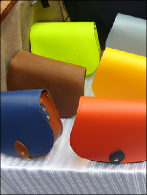 Shoulder bags at London's Spitalfields Market